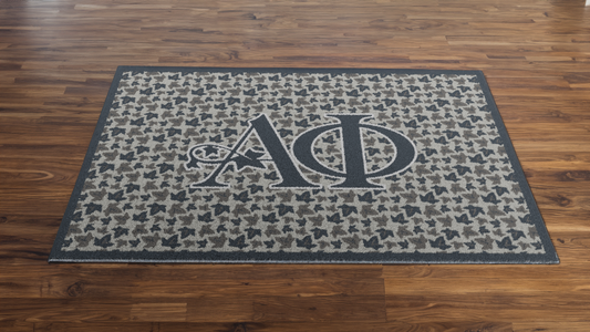 Alpha Phi "Midnight Ivy" Rug (5'4" x  7'8")