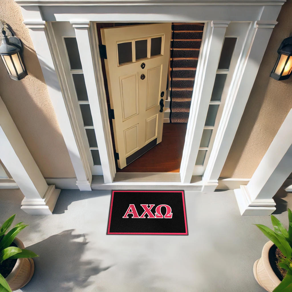 Alpha Chi Omega "Letters" Mat (2' x 3')