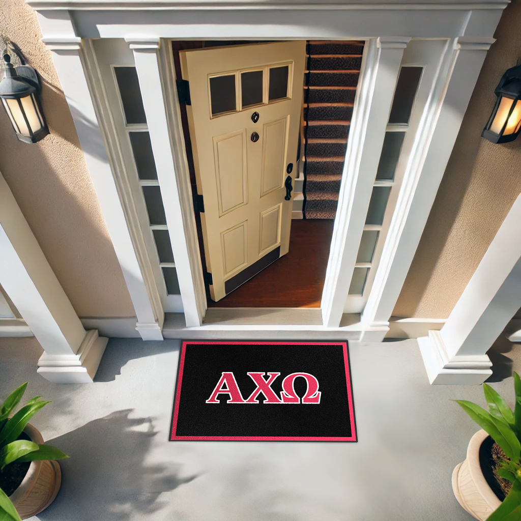 Alpha Chi Omega "Letters" Mat (3' x 4')