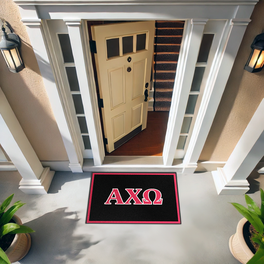 Alpha Chi Omega "Letters" Mat (3' x 4')