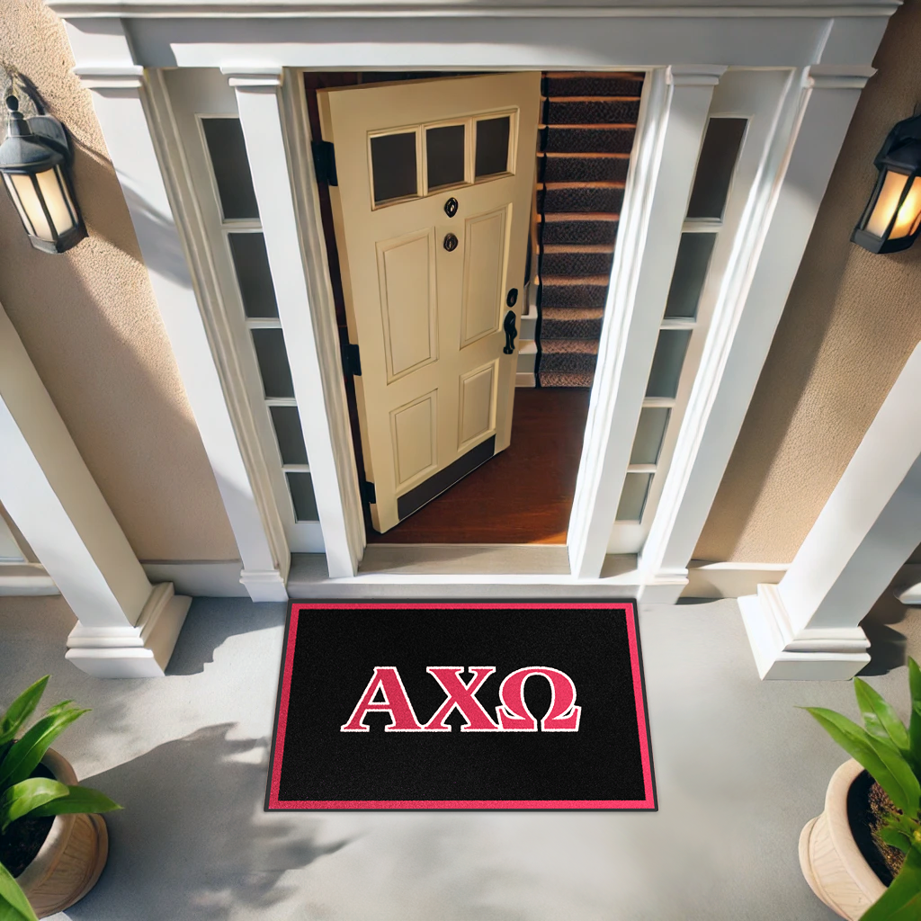 Alpha Chi Omega "Letters" Mat (4' x 6')