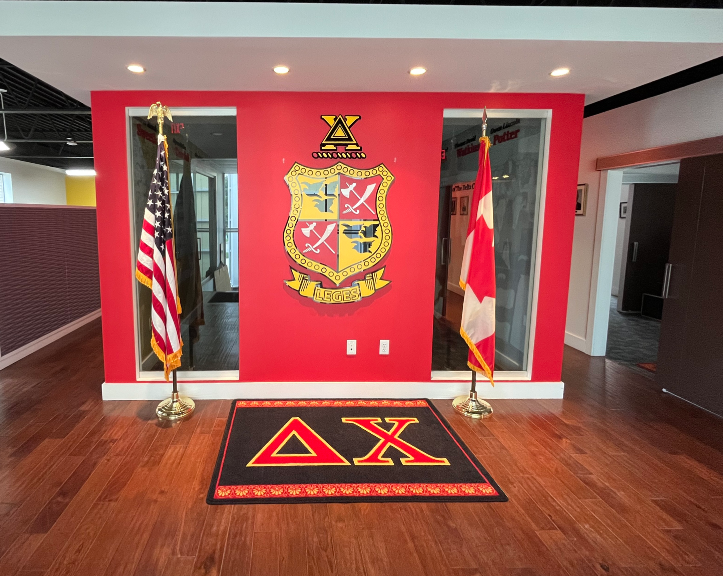 Delta Chi "Letters" Rug (3'10" x 5'4")