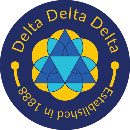 Delta Delta Delta Coaster Set (8 Coasters)