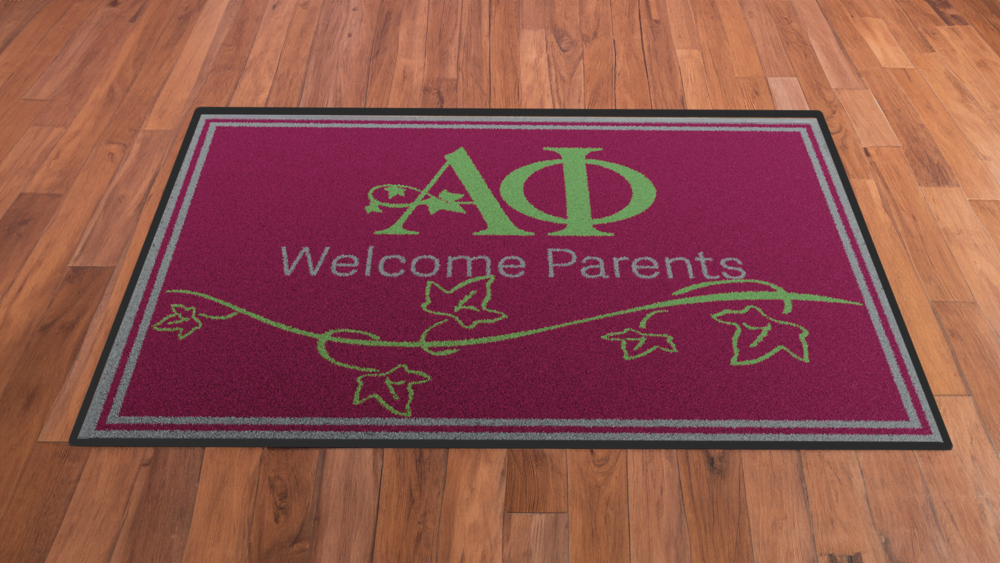 Alpha Phi "Parents" Mat (4' x 6')