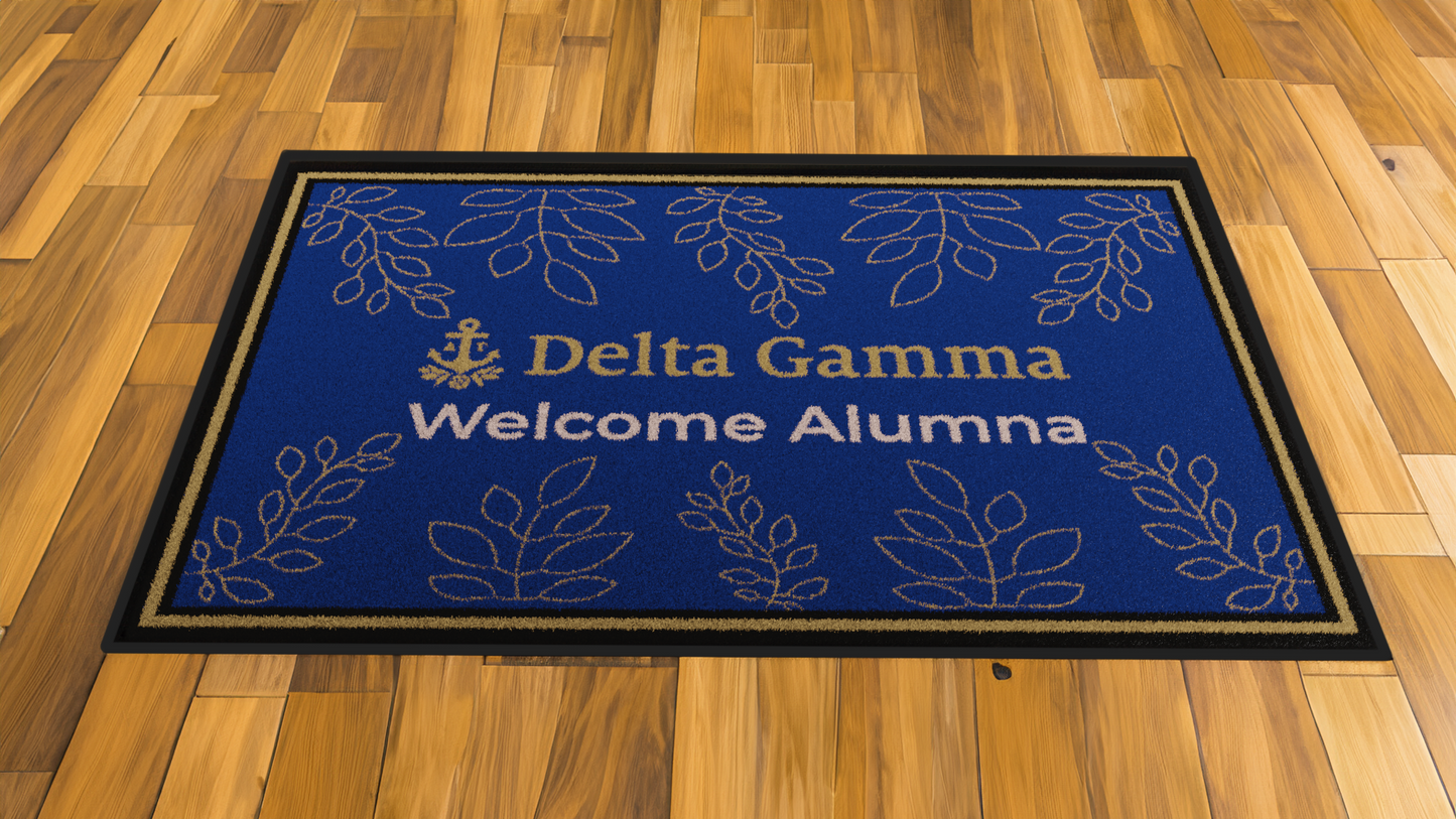 Delta Gamma "Alumna" Mat (4' x 6')