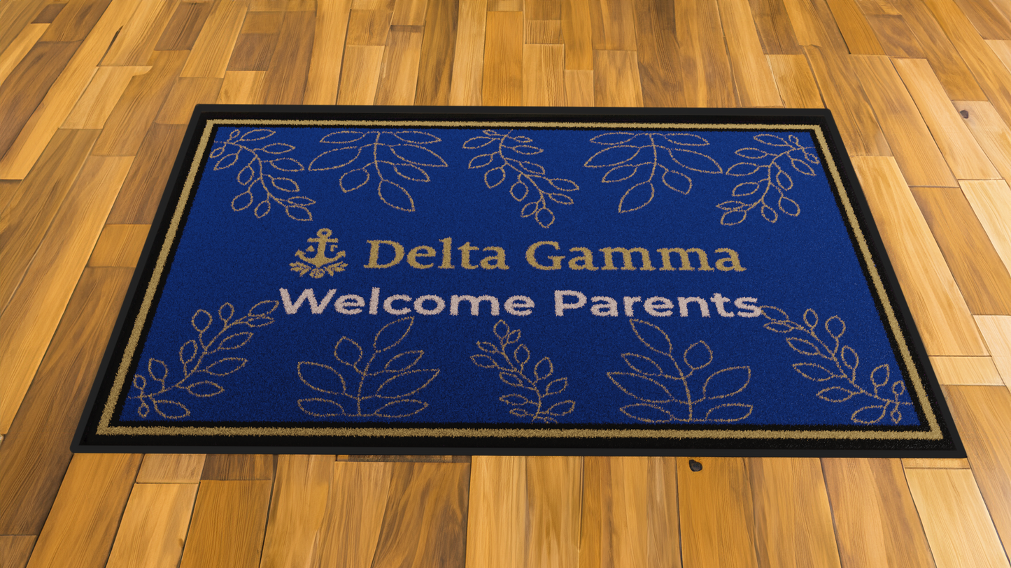 Delta Gamma "Parents" Mat (4' x 6')