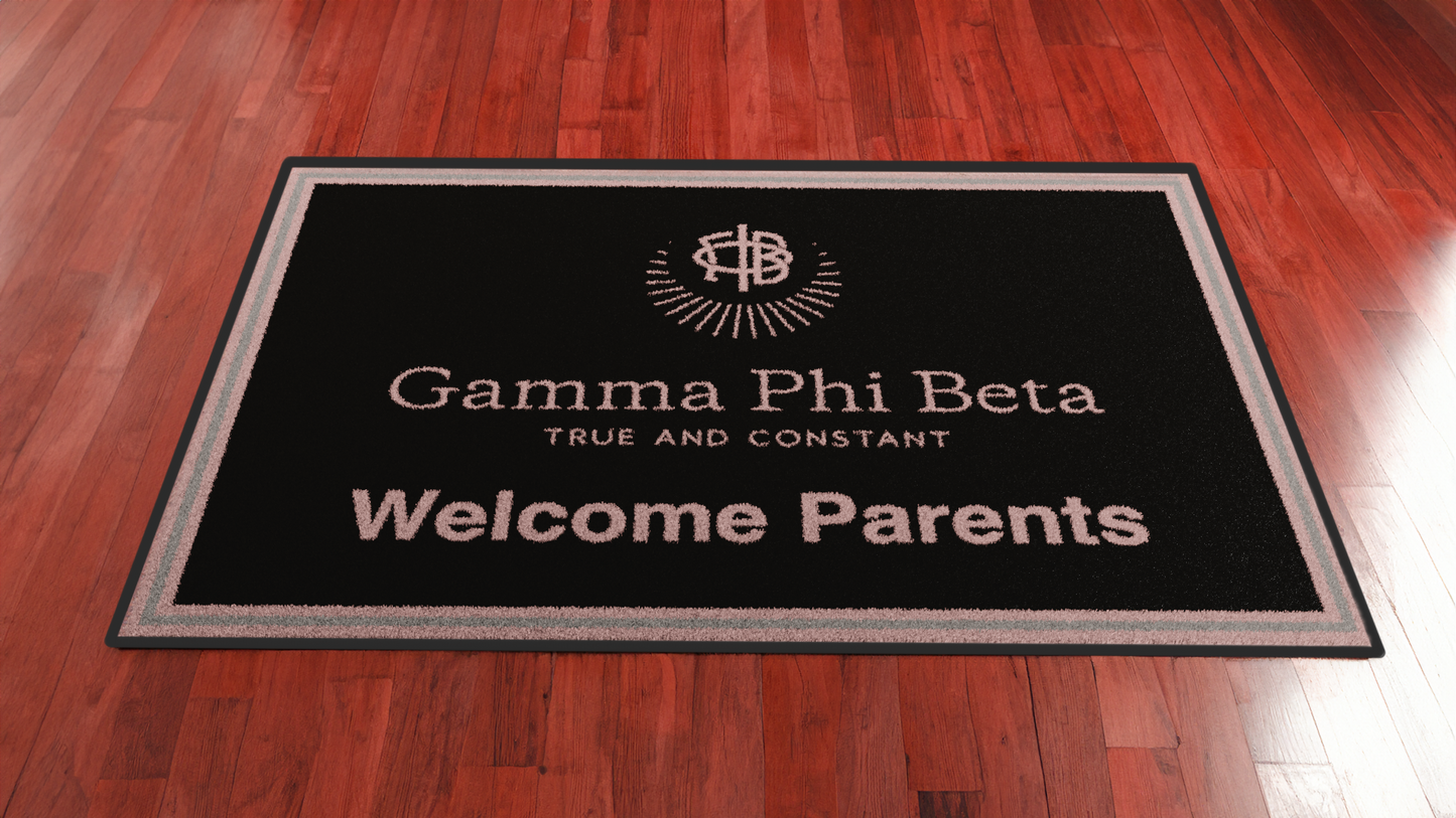 Gamma Phi Beta "Parents" Mat (4' x 6')