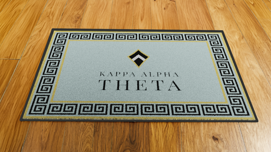 Kappa Alpha Theta "Spirit" Mat (2' x 3') - Greek-Rugs.com