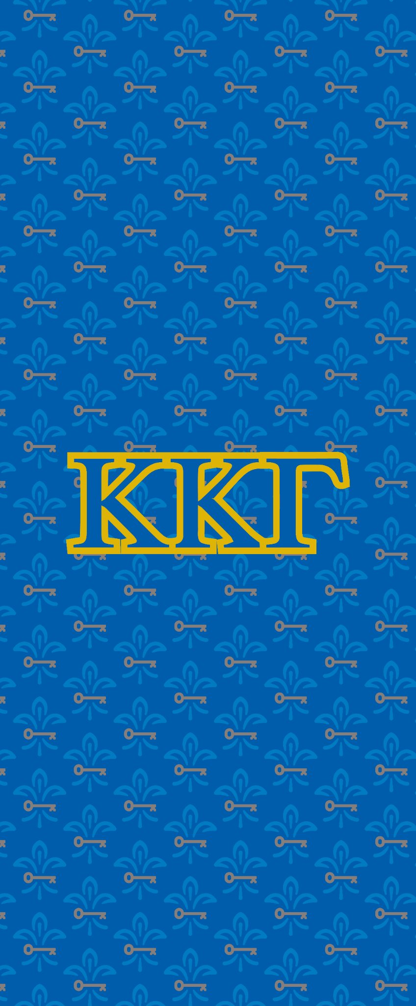 Kappa Kappa Gamma Exercise Mat (Letters)