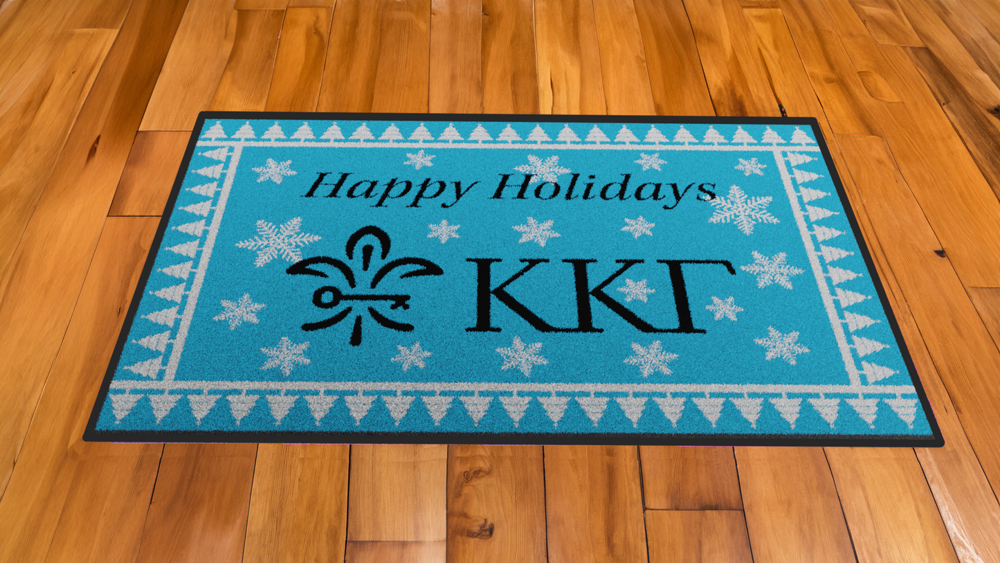 Kappa Kappa Gamma "Cold Out" Mat (4' x 6')