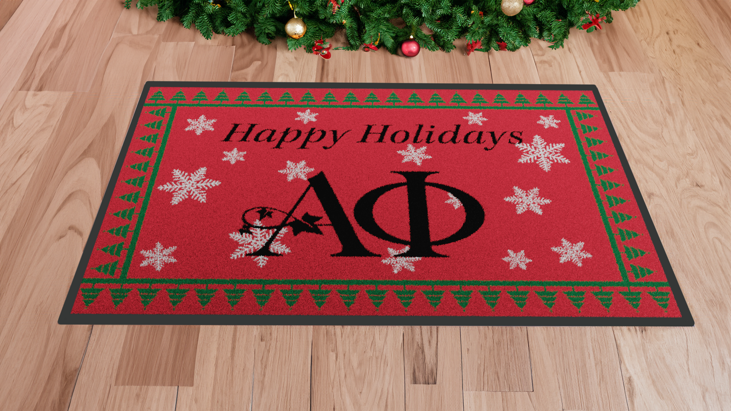 Alpha Phi "Holidays" Mat (4' x 6')