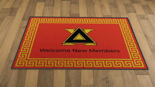 Delta Chi "New Members" Mat (4' x 6')