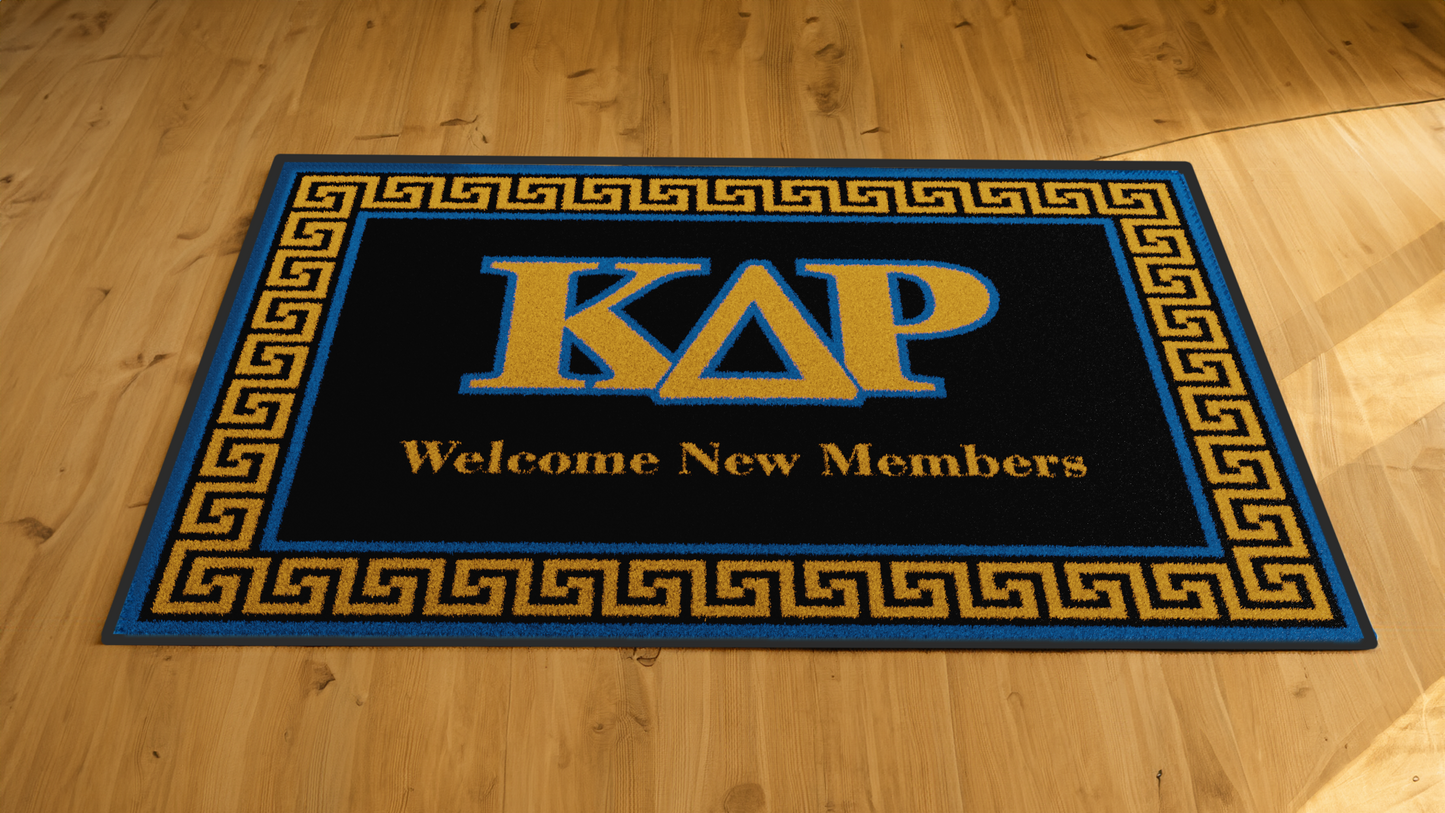 Kappa Delta Rho "New Members" Mat (4' x 6')