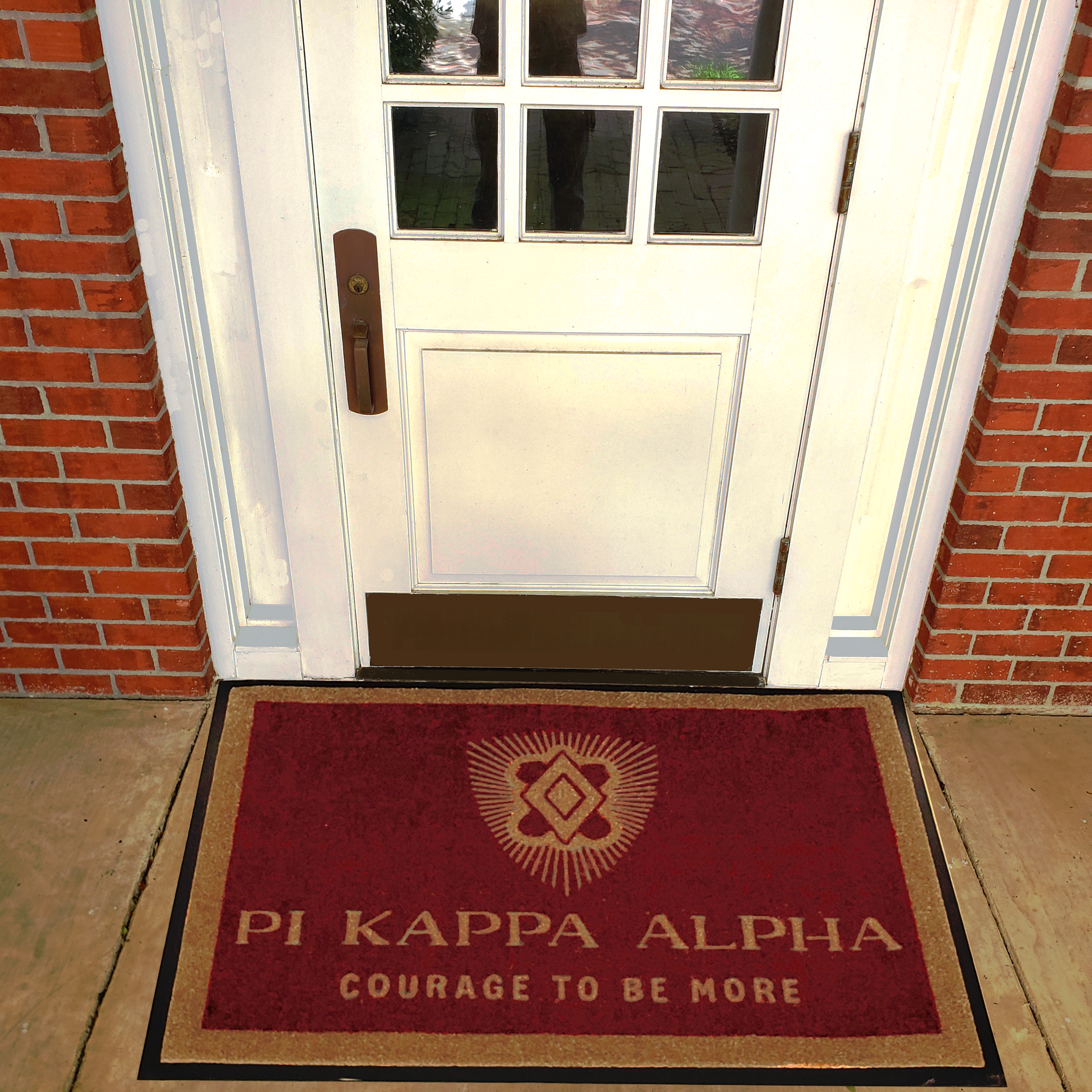 Pi Kappa Alpha "Spirit" Mat (4' x 6') - Greek-Rugs.com