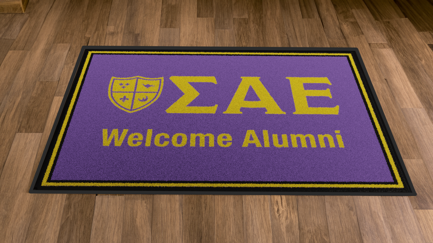 Sigma Alpha Epsilon "Alumni" Mat (4' x 6')