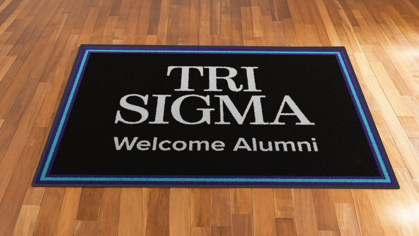 Sigma Sigma Sigma "Alumni" Mat (4' x 6')