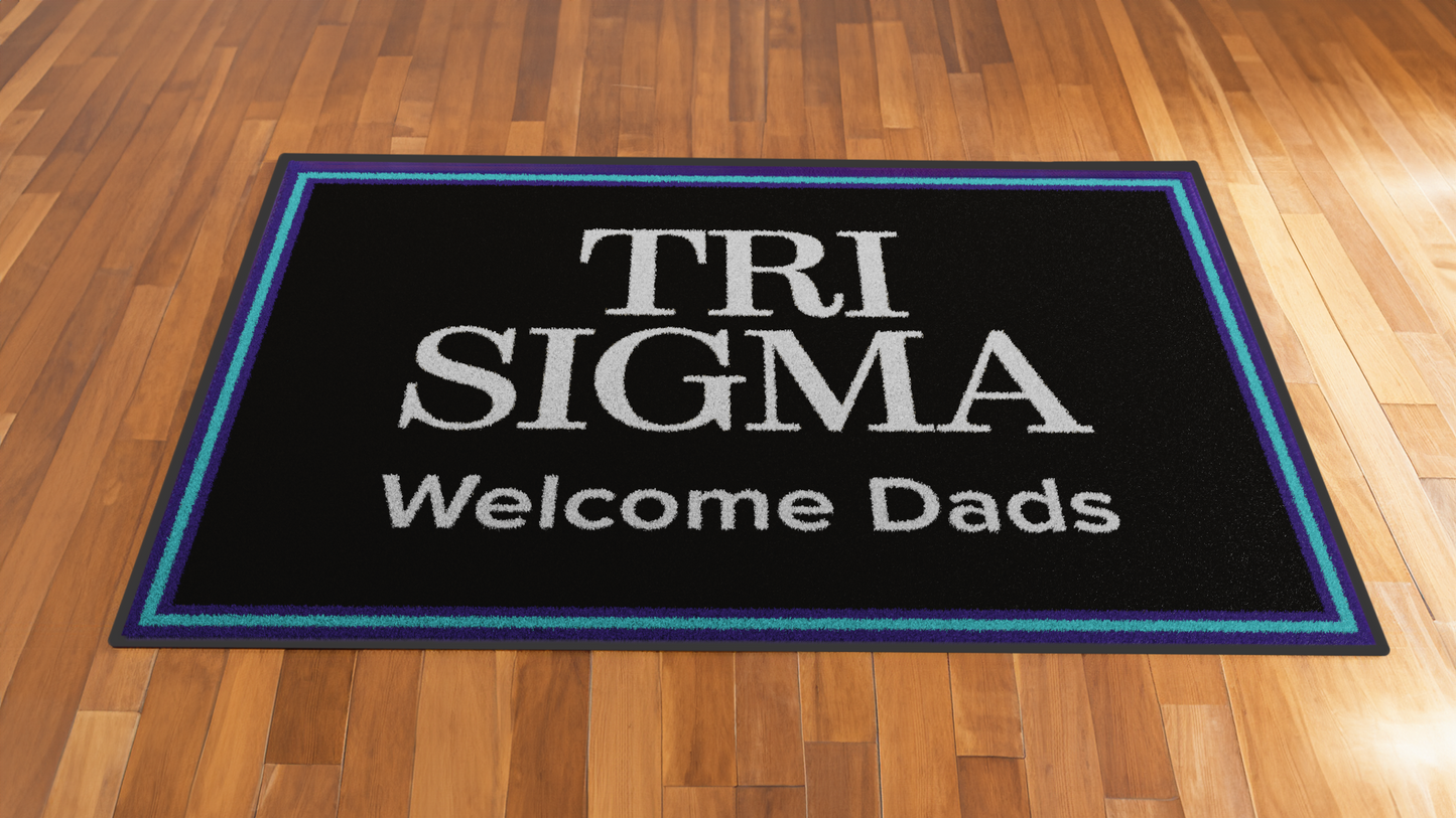 Sigma Sigma Sigma "Dads" Mat (4' x 6')