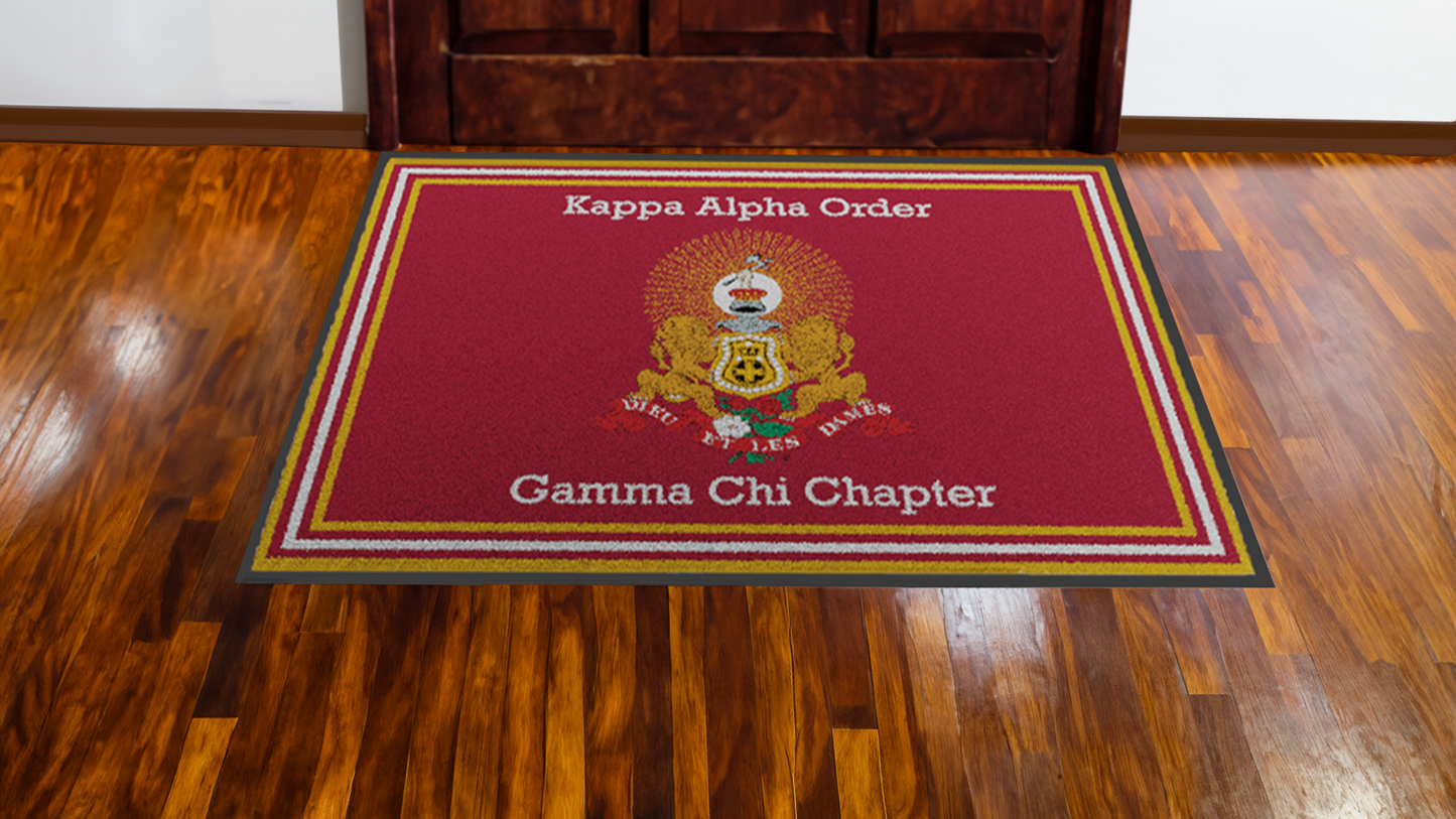 Kappa Alpha Order "Gamma Chi" Mat (4' x 6')