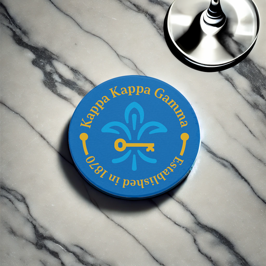 Kappa Kappa Gamma Coaster Set (4 Coasters)