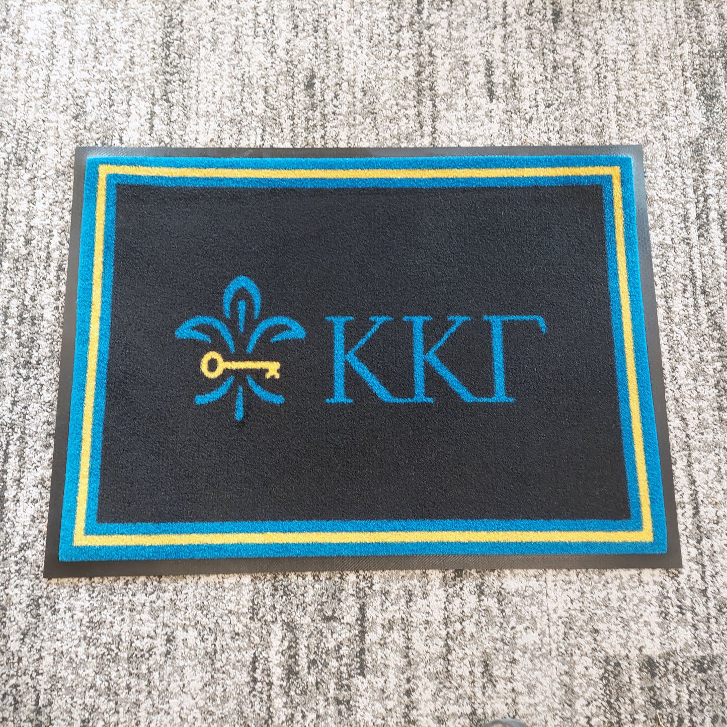 Kappa Kappa Gamma "Spirit" Mat (2' x 3') - Greek-Rugs.com