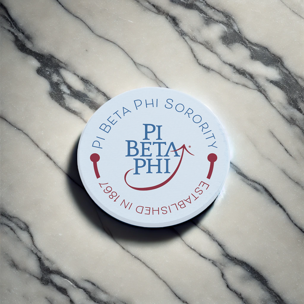 Pi Beta Phi Coaster Set (8 Coasters)