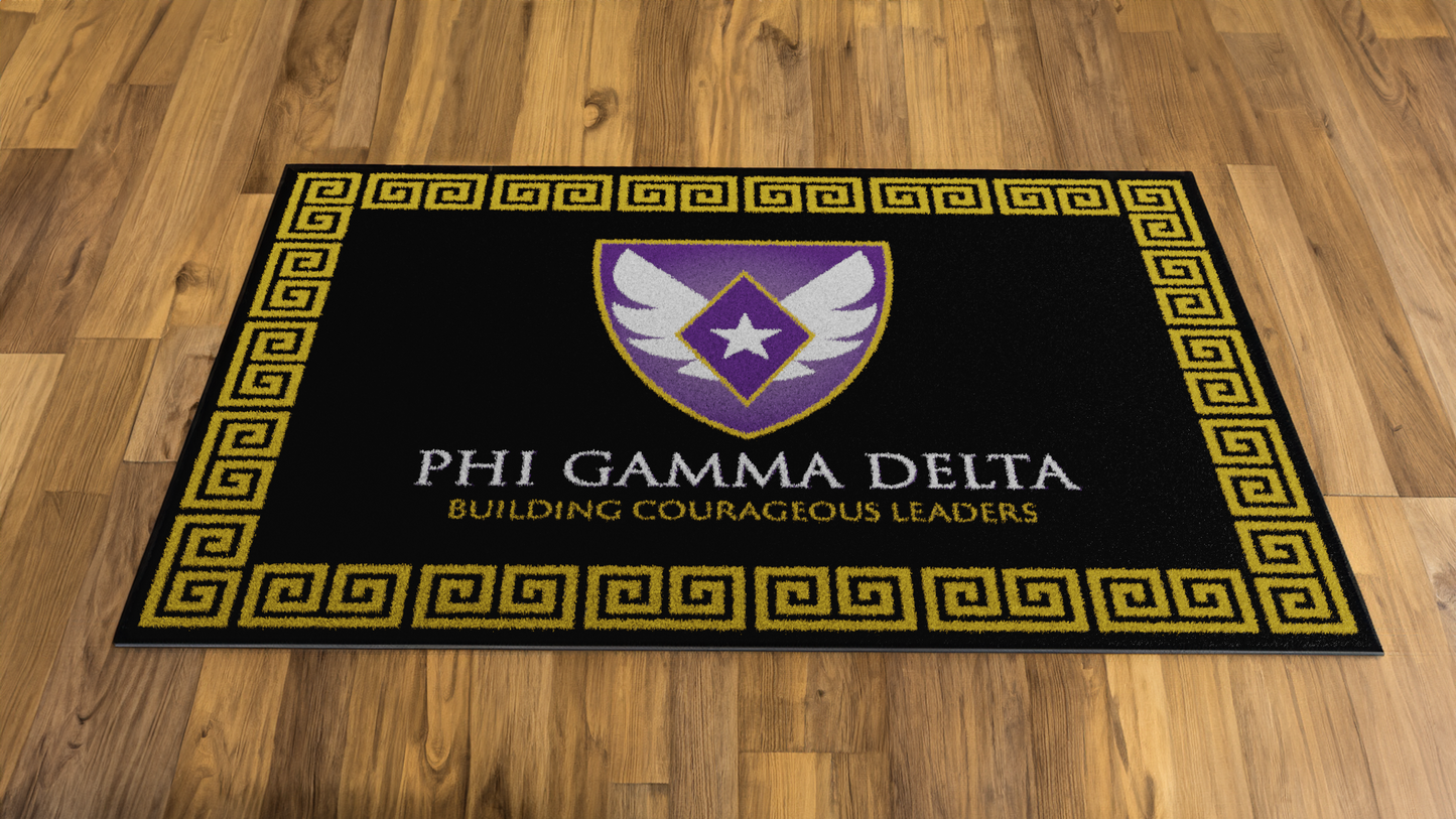 Phi Gamma Delta "Spirit" Rug (3'10" x 5'4")