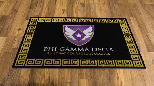 Phi Gamma Delta "Spirit" Rug (3'10" x 5'4") - Greek-Rugs.com