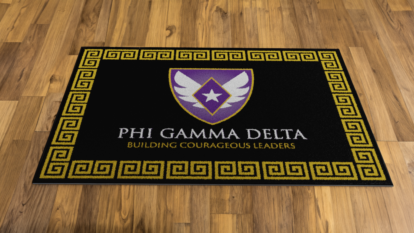 Phi Gamma Delta "Spirit" Rug (7'8" x 10'9")