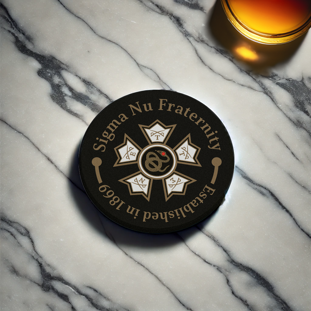 Sigma Nu Coaster Set (8 Coasters)