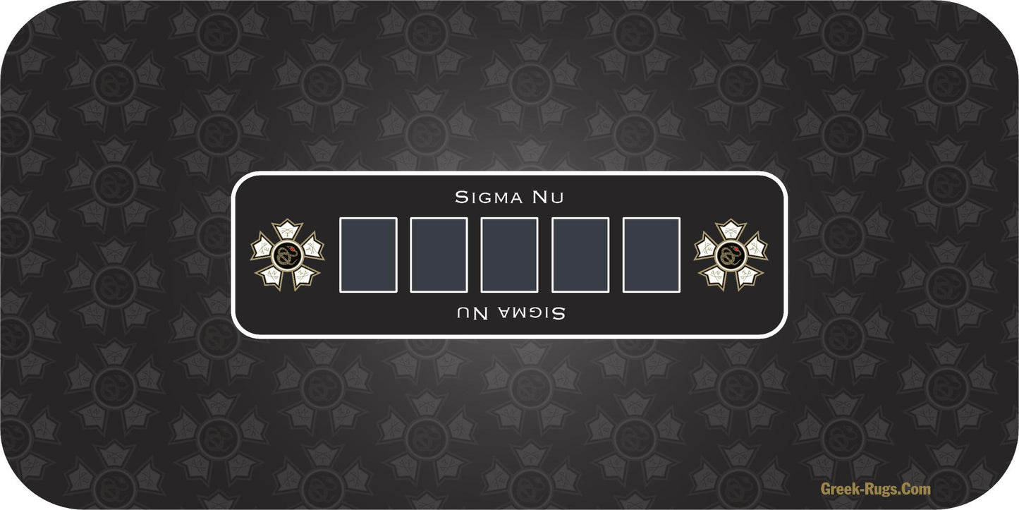 Sigma Nu Poker Mat